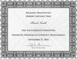 Kilmann, Advanced Conflict Mng