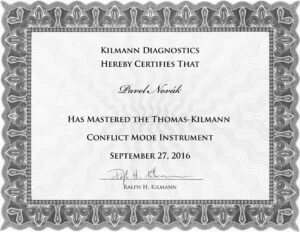 Kilmann, Conflict Mode Instrument